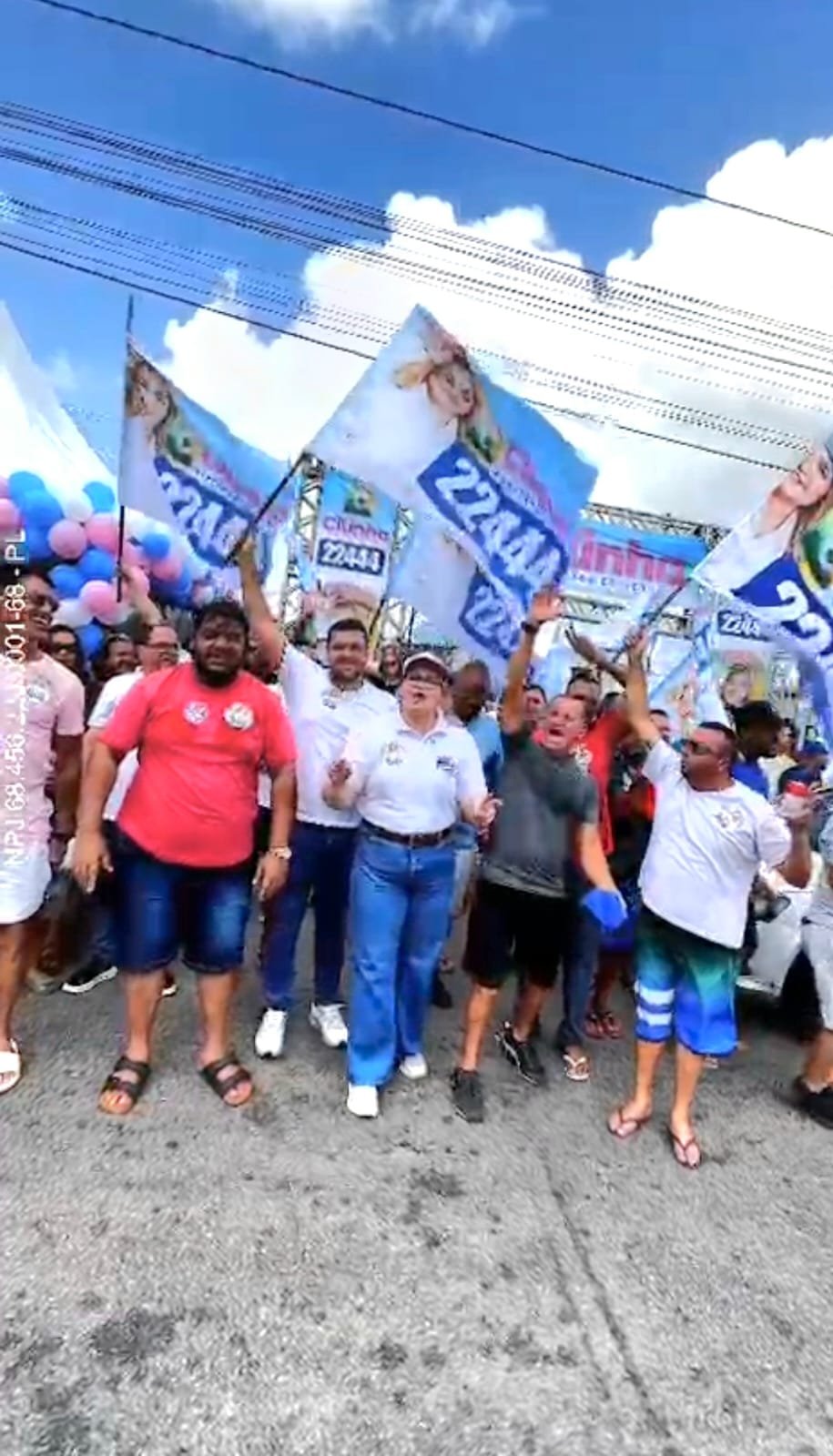 Cilinha Dias inicia campanha em João Pessoa com adesivaço e demonstra força política no Valentina